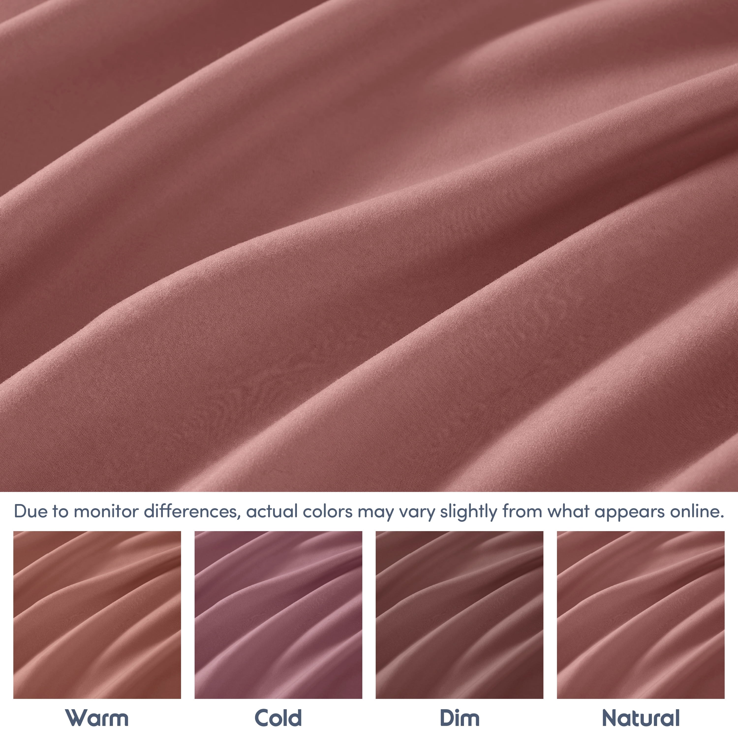 LammaLoe Extra Deep Pocket Twin XL Fitted Sheet Only, Fits 18" to 24" Mattress, Soft Microfiber Fitted Bed Sheet, Pink Clay - Image 6