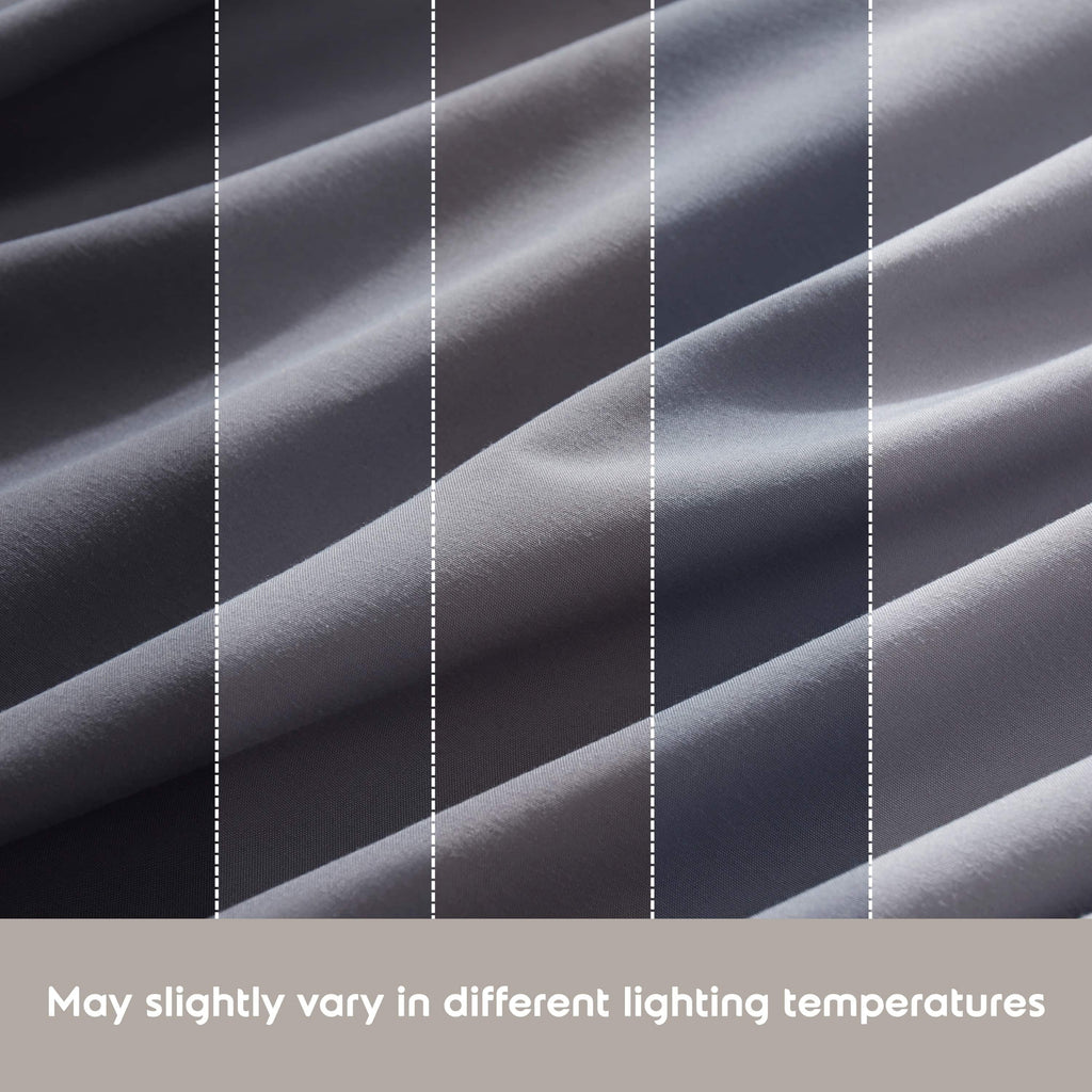 Full Size Sheets Set, 1800 Series Bed Sheets Full 4 Piece, Luxury Soft Microfiber Full Sheet Sets, Gray - Image 5