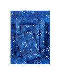 Kids Soft Microfiber Sheet Set, Navy Blue Stars, Full, 4 Pieces, Easy Care